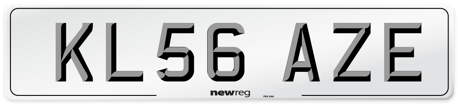KL56 AZE Number Plate from New Reg